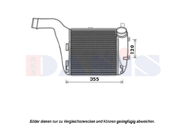 AKS DASIS Kompressoriõhu radiaator 487032N